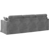 Sofa Tamsiai pilka 228 x 78 x 80 cm Aksomas