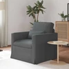 Fotelis Sofa Tamsiai pilka 78 x 78 x 80 cm Metalas