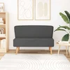Sofa, tamsiai pilka, audinys, 117x55,5x77cm