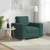 Sofa Kėdė Tamsiai žalia 100 cm audinys