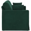 Sofa Tamsiai žalia 138 x 78 x 80 cm Aksomas