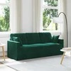 Sofa Tamsiai žalia 198 x 78 x 80 cm Aksomas