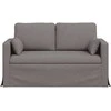 Sofa Taupe 138 x 78 x 80 cm Metalas