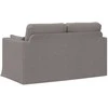 Sofa Taupe 138 x 78 x 80 cm Metalas
