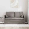 Sofa Taupe 138 x 78 x 80 cm Metalas