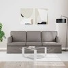Sofa Taupe 142 x 80 x 85 cm Metalas