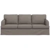 Sofa Taupe 142 x 80 x 85 cm Metalas