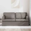 Sofa Taupe 142 x 80 x 85 cm Metalas