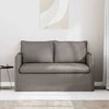 Sofa Taupe 195 x 82 x 85 cm Metalas