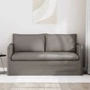 Sofa Taupe 195 x 82 x 85 cm Metalas
