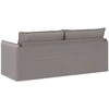 Sofa Taupe 195 x 82 x 85 cm Metalas