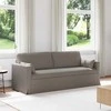Sofa Taupe 198 x 78 x 80 cm Metalas