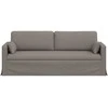 Sofa Taupe 198 x 78 x 80 cm Metalas