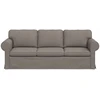 Sofa Taupe 215 x 82 x 80 cm Metalas