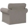 Fotelis Sofa Taupe 215 x 82 x 80 cm Metalas