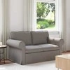 Sofa Taupe 215 x 82 x 80 cm Metalas