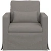 Fotelis Sofa Taupe 78 x 78 x 80 cm Metalas
