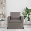 Fotelis Sofa Taupe 78 x 78 x 80 cm Metalas