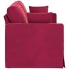 Sofa Vyno raudona 158 x 78 x 80 cm Aksomas