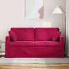 Sofa Vyno raudona 158 x 78 x 80 cm Aksomas
