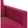 Sofa Vyno raudona 158 x 78 x 80 cm Aksomas