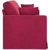 Sofa Vyno raudona 198 x 78 x 80 cm Aksomas