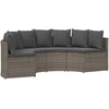 Sofa Sofos komplektas 2 pcs Pilka