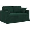 Sofa Sofos komplektas 2 vnt. Tamsiai žalia Aksomas