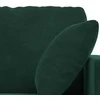 Sofa Sofos komplektas 2 pcs Tamsiai žalia 138 x 78 x 80 cm Aksomas