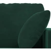 Sofa Sofos komplektas 2 vnt. Tamsiai žalia Aksomas