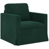 Sofa Sofos komplektas 2 pcs Tamsiai žalia 138 x 78 x 80 cm Aksomas