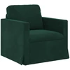 Sofa Sofos komplektas 2 vnt. Tamsiai žalia Aksomas