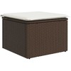 Sofos komplektas 9 pcs Ruda ir grietinėlė poliratanas