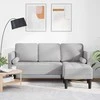 Sofa Sofos komplektas Debesų pilka 173 x 131 x 67 cm Poliesteris