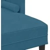 Sofa Sofos komplektas su pagalve Mėlyna Poliesteris