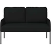 Sofa Sofos su pagalve 110cm Juoda fanera