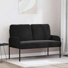 Sofa Sofos su pagalve 110cm Juoda fanera