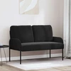 Sofa Sofos su pagalve 110cm Juoda fanera
