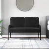 Sofa Sofos su pagalve 110cm Juoda fanera