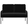Sofa Sofos su pagalve 110cm Juoda fanera