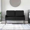 Sofa Sofos su pagalve 110cm Juoda fanera