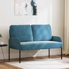Sofa Sofos su pagalve 110cm Mėlyna fanera