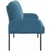 Sofa Sofos su pagalve 110cm Mėlyna fanera