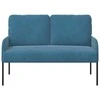 Sofa Sofos su pagalve 110cm Mėlyna fanera