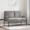Sofa Sofos su pagalve 110cm Šviesiai pilka fanera