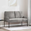 Sofa Sofos su pagalve 110cm Šviesiai pilka fanera