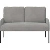 Sofa Sofos su pagalve 110cm Šviesiai pilka fanera