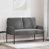 Sofa Sofos su pagalve 110cm Tamsiai pilka fanera