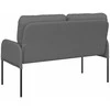 Sofa Sofos su pagalve 110cm Tamsiai pilka fanera
