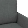 Sofa Sofos su pagalve 110cm Tamsiai pilka fanera